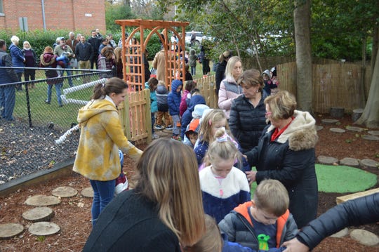 Outdoor preschool classroom will promote environmental learning, imaginative play