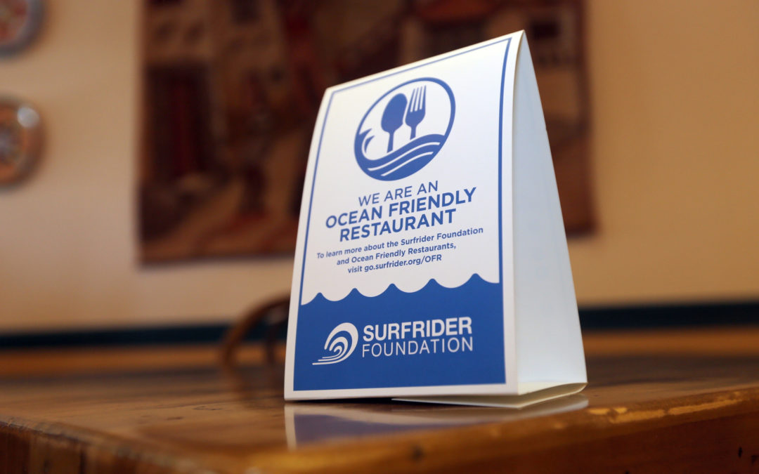 Ocean Friendly Restaurants Offer Good Food Sustainably