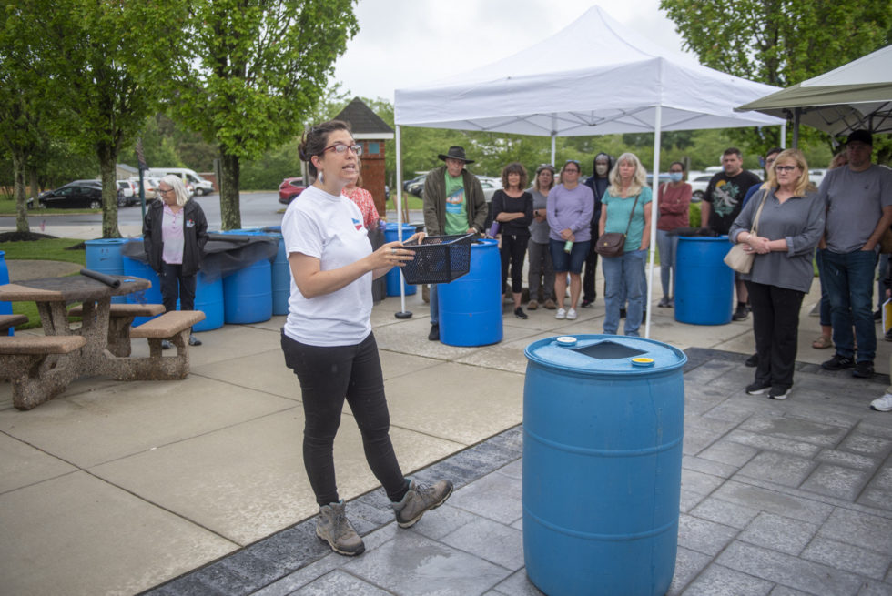 Nature Lovers Gather At Rain Barrel Workshop New Jersey 