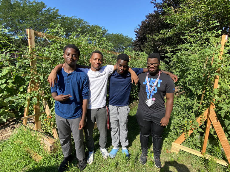 St. Benedict’s urban garden plants seeds for a sustainable future in Newark